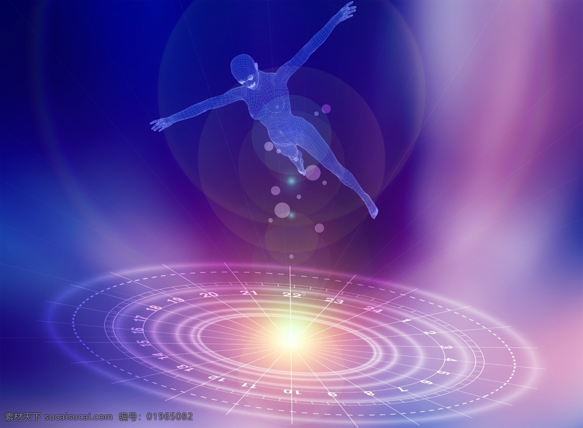 穿越时空 科技 数码 数字 指纹 科技之光