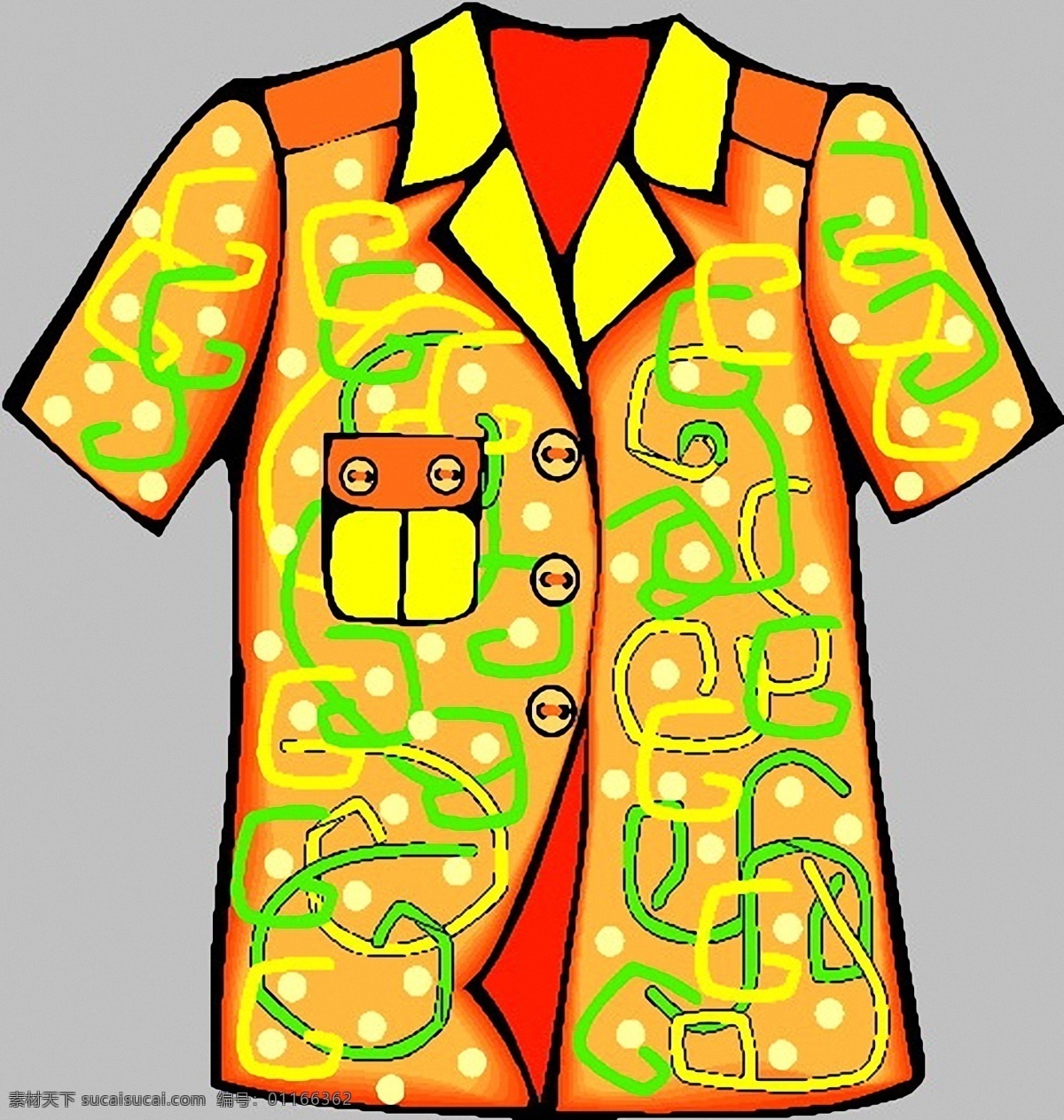 服装 插图 服装插图 设计素材 服装服饰 生活插图 书画美术 黄色