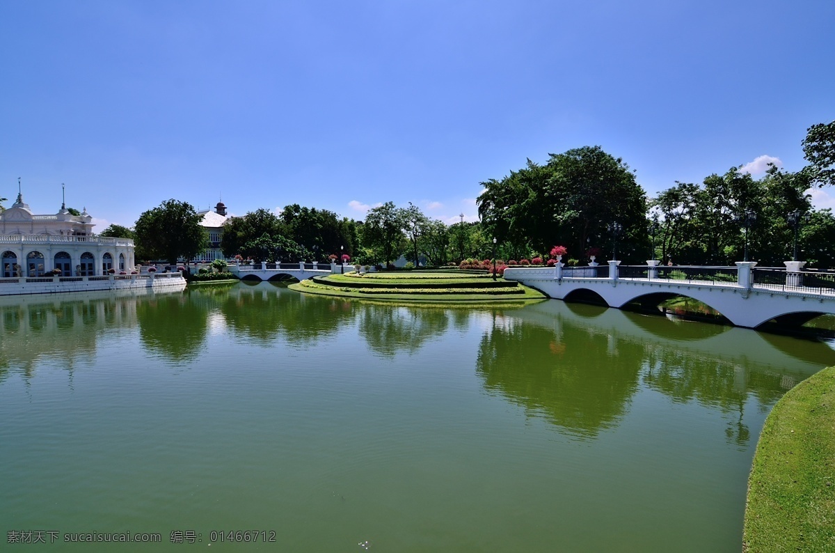 泰国 邦 芭 茵 夏宫 风景