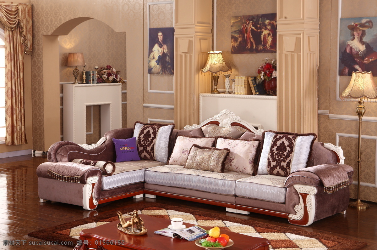 简欧布艺沙发 简欧沙发 欧式沙发 布艺沙发 美式沙发 简约沙发 客厅沙发 环境设计 室内设计