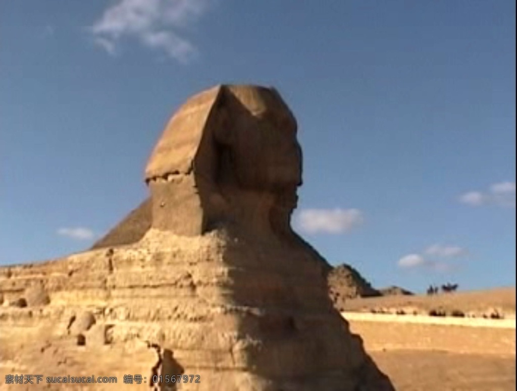 古代埃及 埃及建筑 师身人面 法老墓地 mpg 黑色