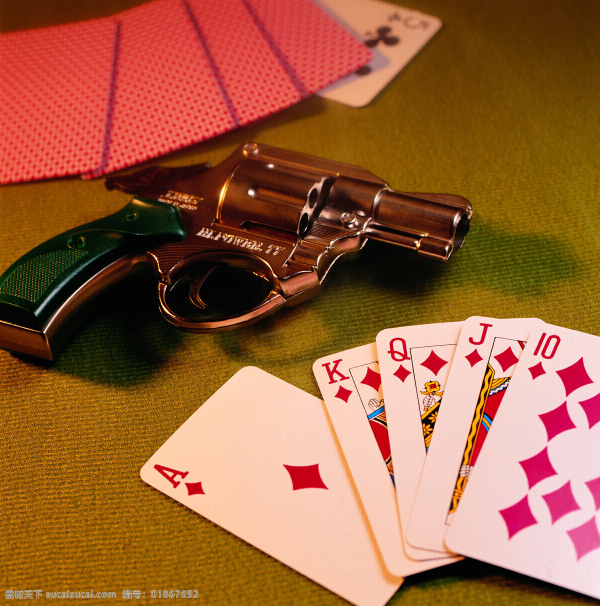 玩扑克 赌场 扑克 手枪 赌桌 拉斯维加斯 娱乐休闲 生活百科