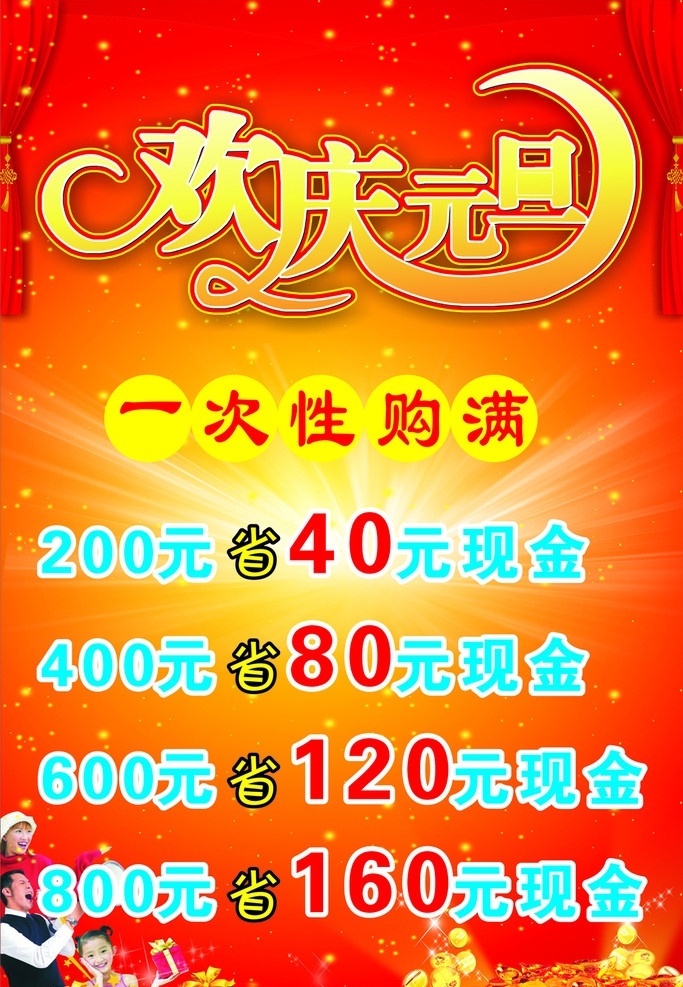 欢庆元旦 元旦 活动 元旦活动 购满 金币 新年 欢度元旦 礼盒 红色背景 红色素材 元旦素材 元旦背景 喜庆背景 元旦矢量 新年矢量 节日背景 节日素材 节日矢量 活动素材 活动背景 庆祝活动 优惠活动 优惠背景 矢量