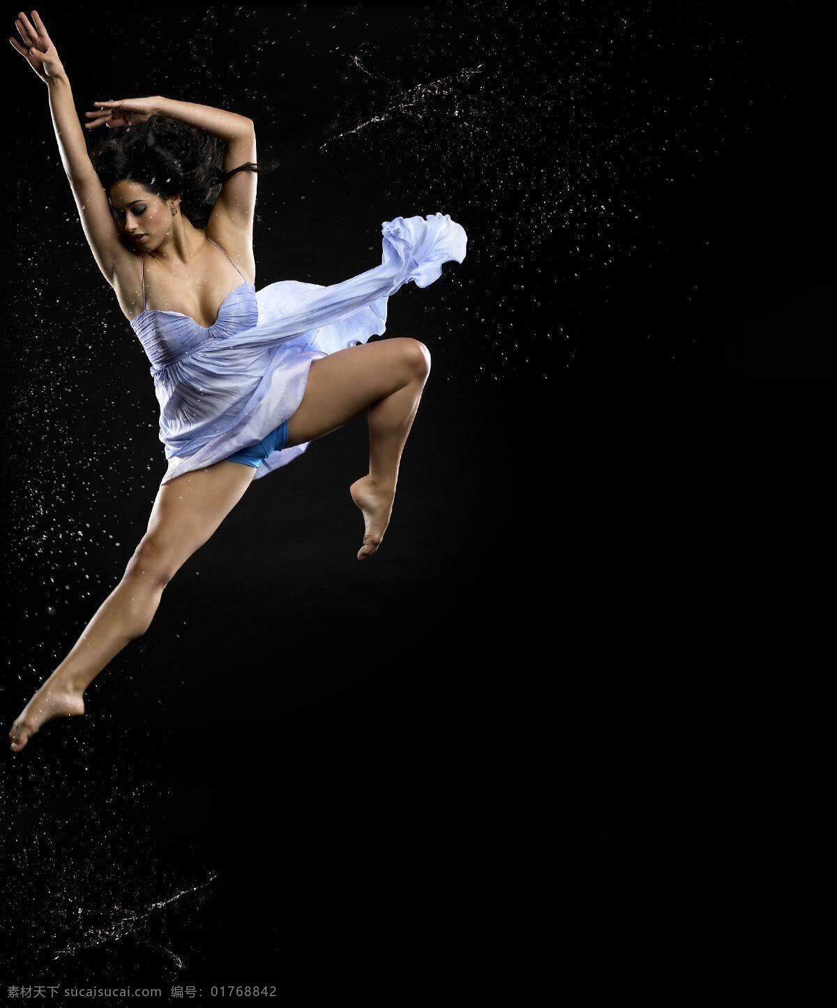 芭蕾 光影 女性 室内 跳跃 文化艺术 舞蹈 舞蹈人物 舞者 舞姿 ballet 西方 现代 leap 舞蹈音乐 psd源文件