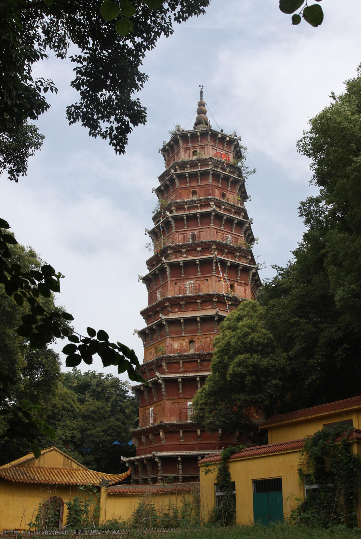 洪山宝塔 武汉 宝塔 建筑 寺庙 国内旅游 旅游摄影 黑色