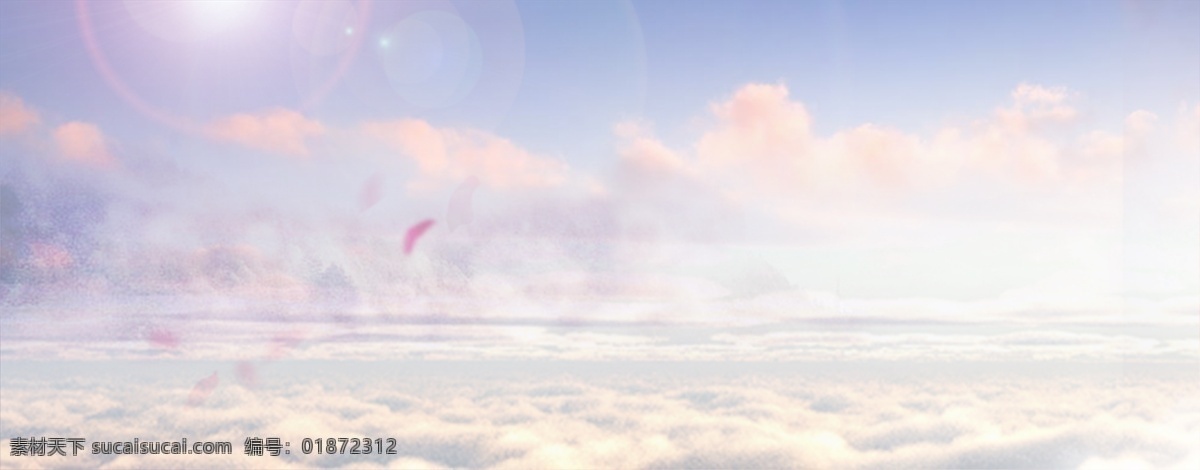 淘宝 唯美 天空 背景 白色