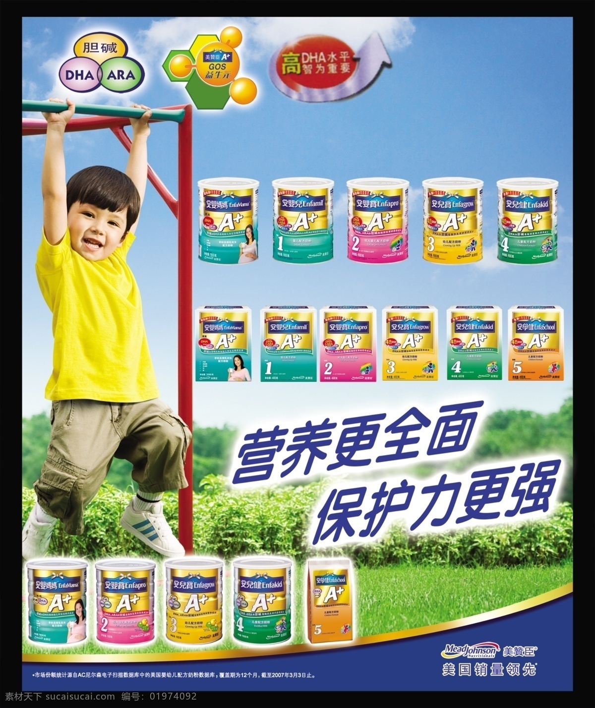 美赞成奶粉 美赞成 美 赞成 奶粉 广告 标志 营养更全面 保护力更强 儿童 树 广告设计模板 源文件
