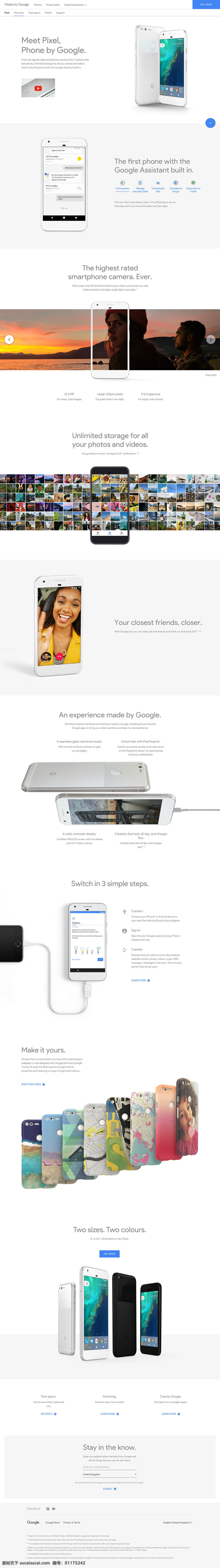 谷 歌手 机 着陆 页 sketch 谷歌 手机 在线 商城 时尚 简约 landing page 格式