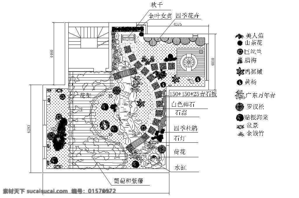 高层 屋顶花园 景观 设计图 cad 屋顶 花园 园林绿化 绿植 户外休闲 休憩 植被