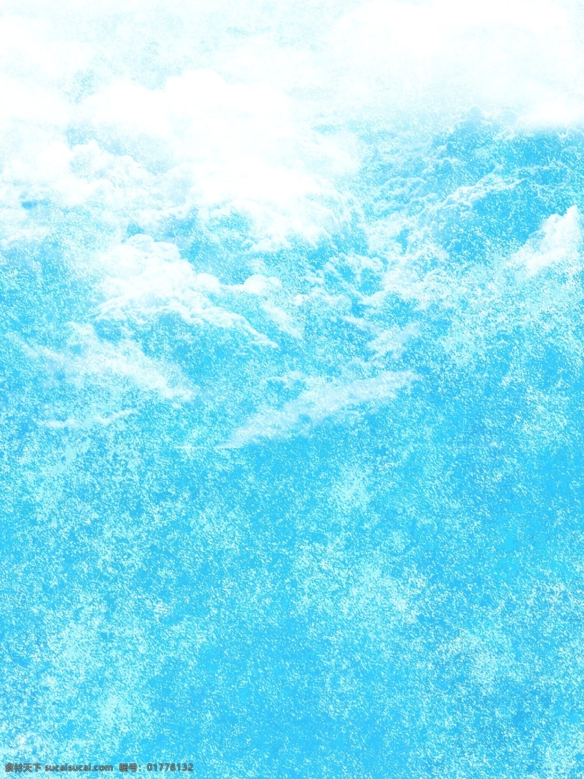纯 原创 蓝色 白云 小 清新 背景 蓝天 小清新 天空 手绘