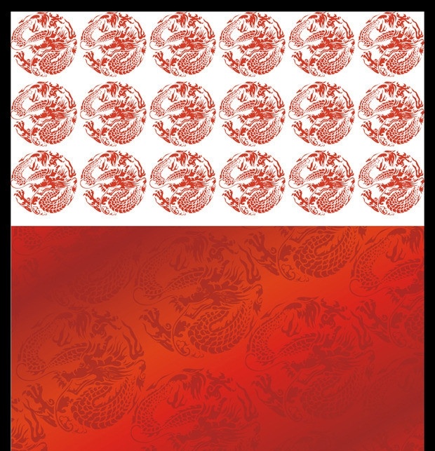 矢量龙纹图案 龙纹 龙图案 龙图 中国龙 龙纹素材 古典图案 传统图案 吉祥 边框 底纹 巨龙 矢量 矢量龙纹 底纹背景 底纹边框
