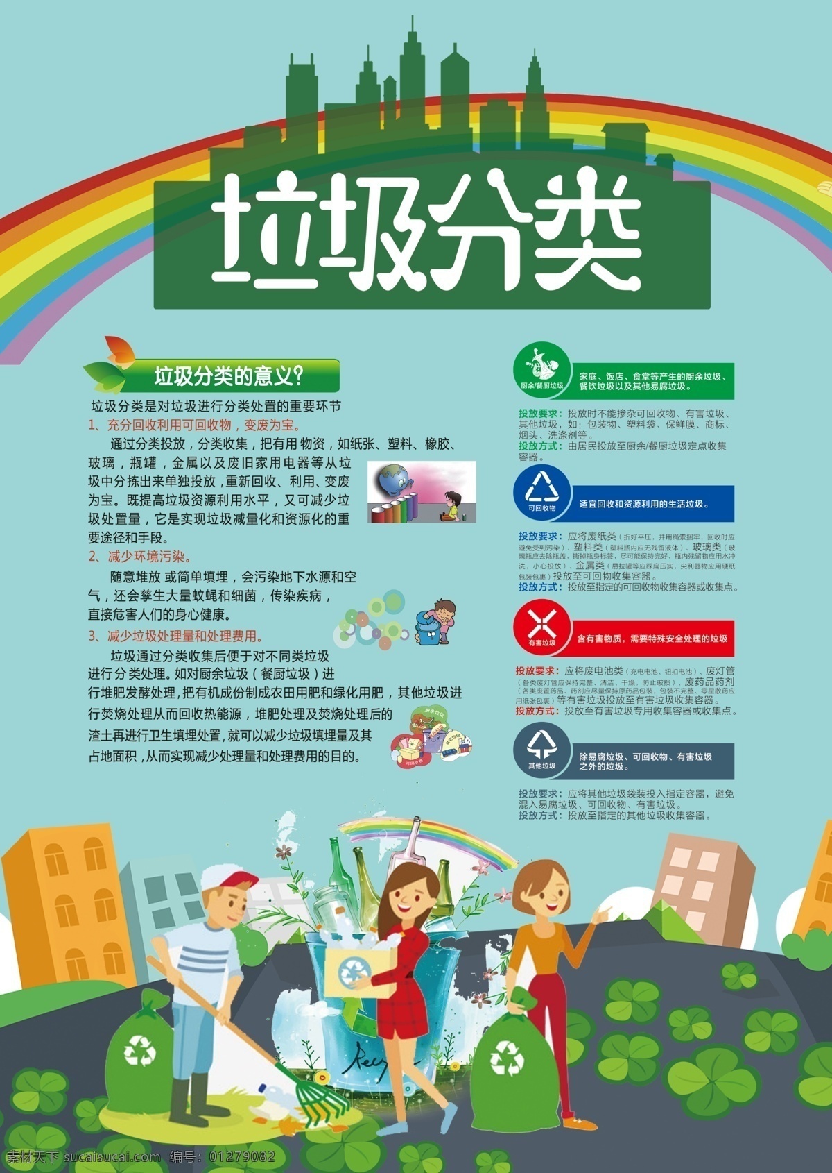 垃圾分类海报 垃圾分类 环保 两型社会 爱护环境 垃圾分类展板 垃圾分类宣传