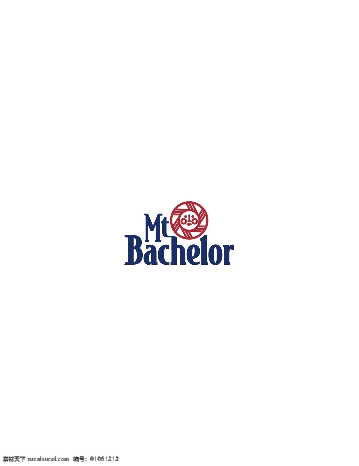 mt bachelor logo 设计欣赏 标志设计 欣赏 矢量下载 网页矢量 商业矢量 logo大全 红色