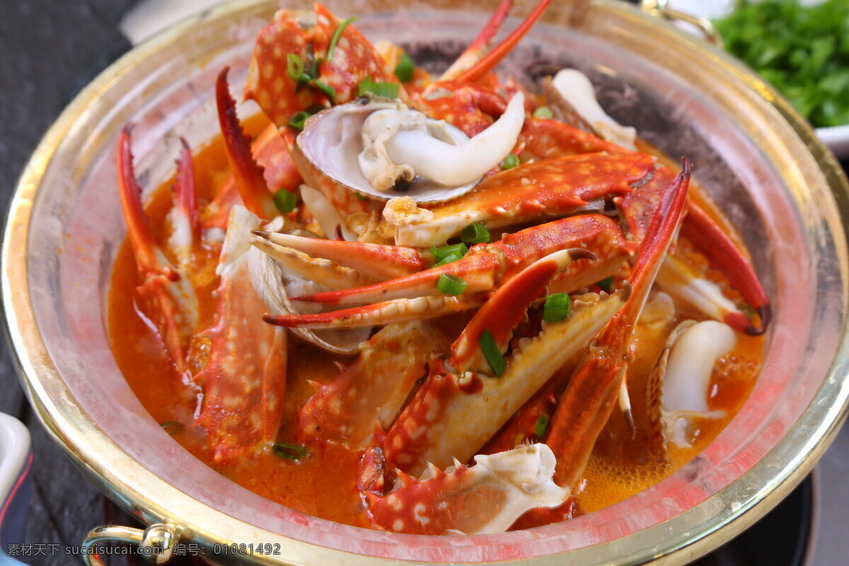 水晶酱焖蟹钳 水晶锅 酱焖 蟹钳 餐饮美食 传统美食