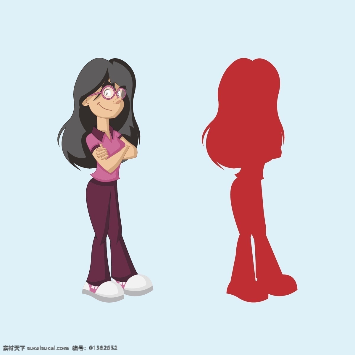 动画人物 卡通剪影 卡通男性 卡通女生 卡通女性 卡通人物 可爱 可爱人物 人物剪影 卡通 女生 矢量 模板下载 站着的女人 站着的男人 人物设计 日常生活 矢量人物