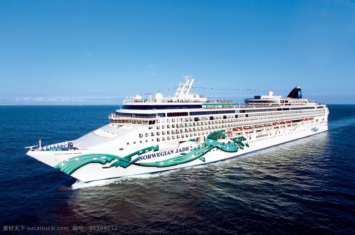 豪华 旅游 邮轮 挪威 翡翠 号 游轮 巨轮 海洋 环球 旅行 高级 舒适 享受 现代科技 交通工具