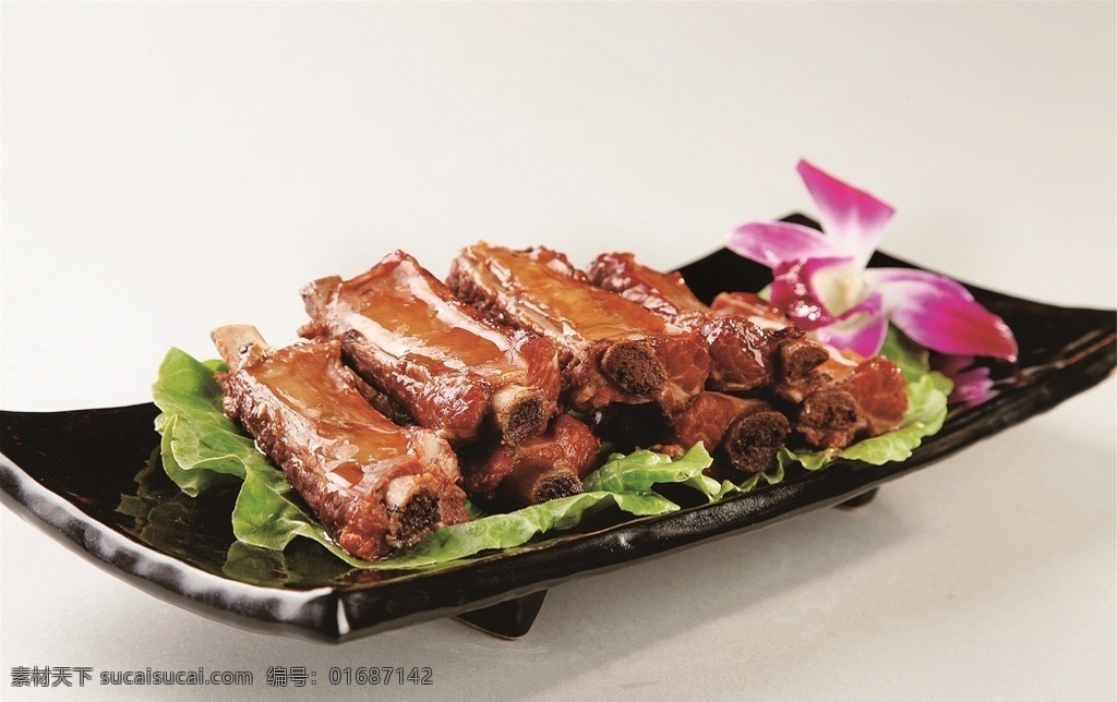 猪小排 美食 传统美食 餐饮美食 高清菜谱用图