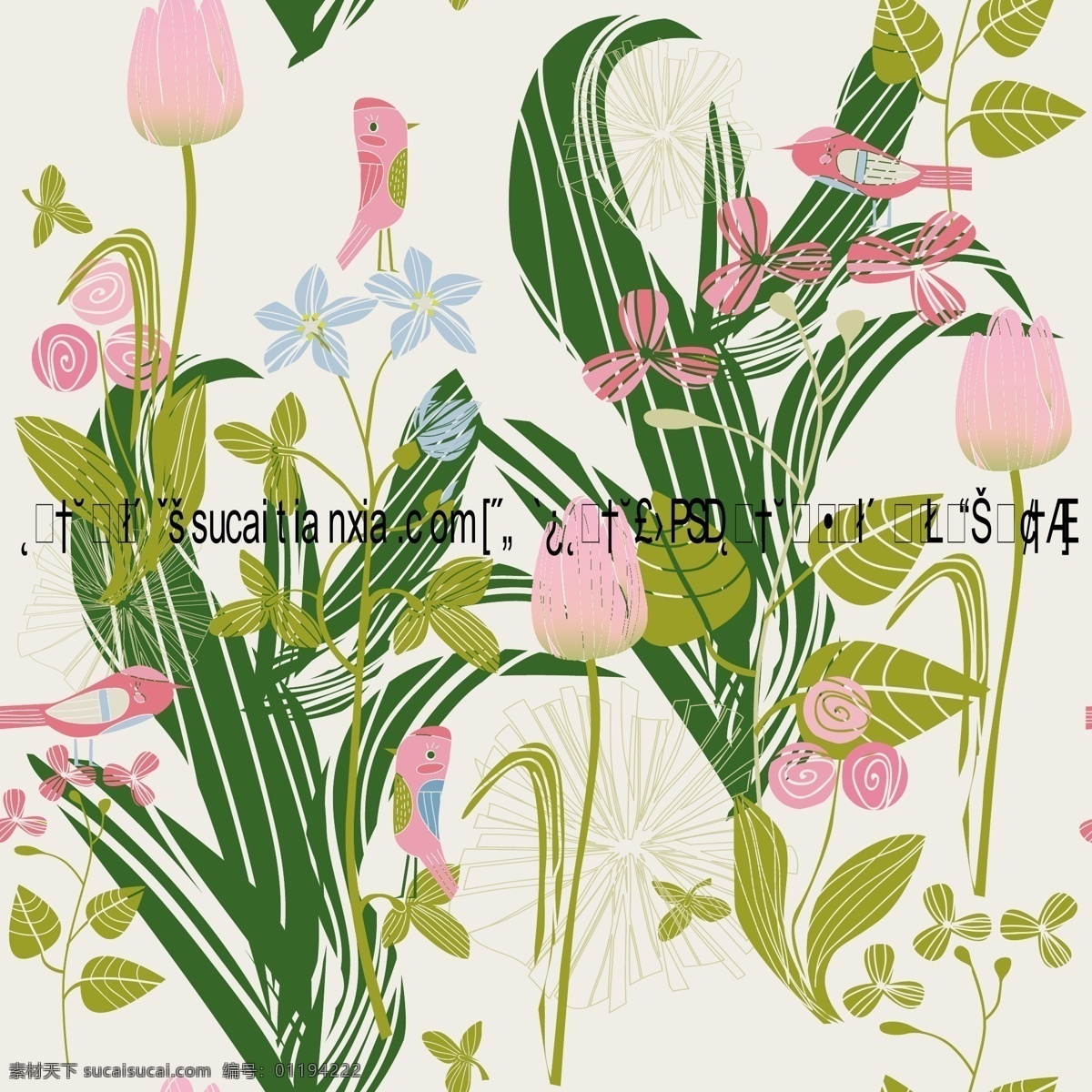 彩绘 花卉 背景 矢量 花朵 花卉背景 叶子 画稿背景 矢量图 花纹花边