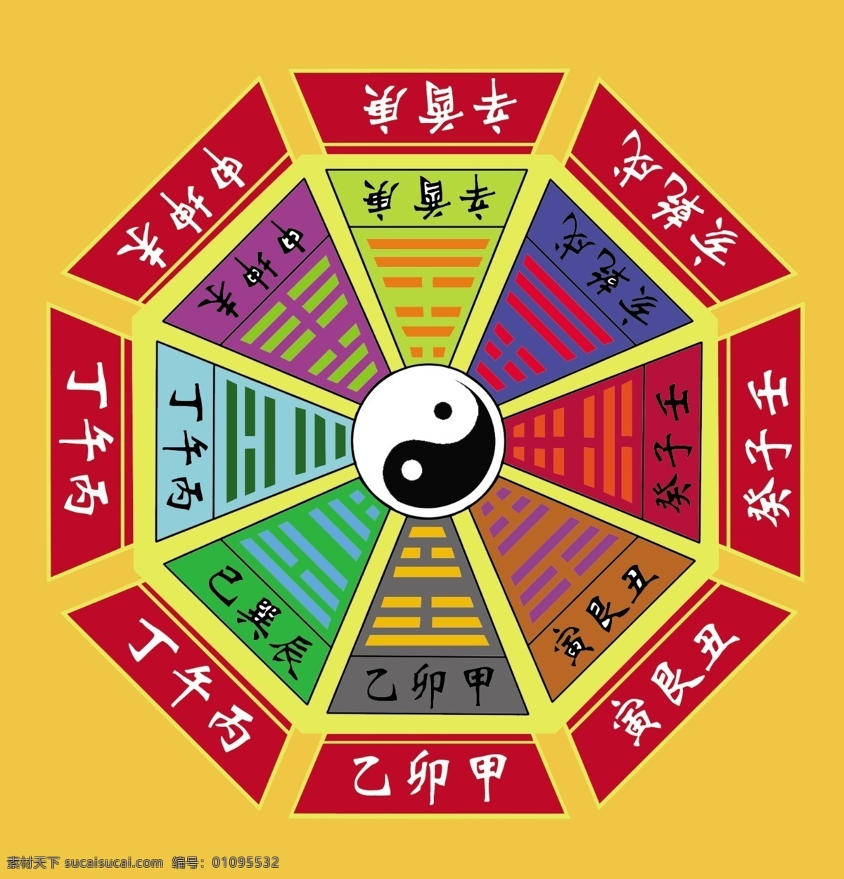 八卦图 八卦 太极八卦 先天八卦 后天八卦 太极 文化艺术 传统文化