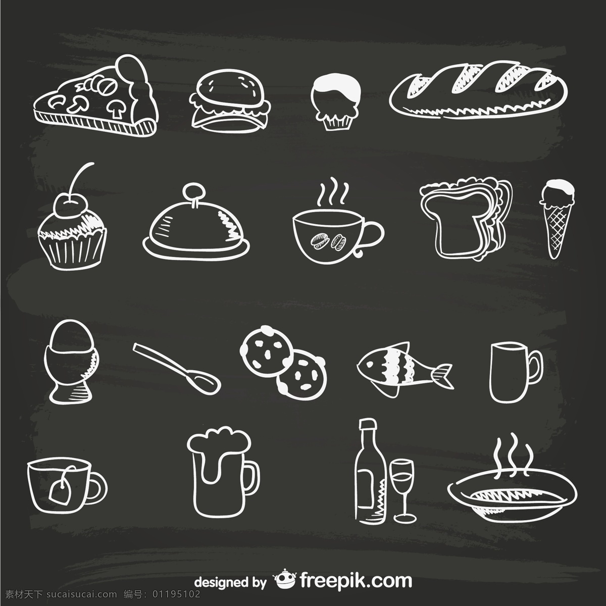手绘美食矢量 手绘 美味食品 食物 欧式美食 黑白绘画 底纹背景 插画 餐饮美食 生活百科 矢量素材 菜单 菜品 幼儿园 绘画 装饰 线条 画册 美食 食品 面包 早点 饮料 果蔬 蔬菜 披萨