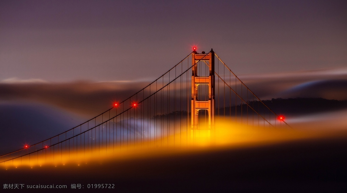 雾 大桥 旧金山大桥 黑色