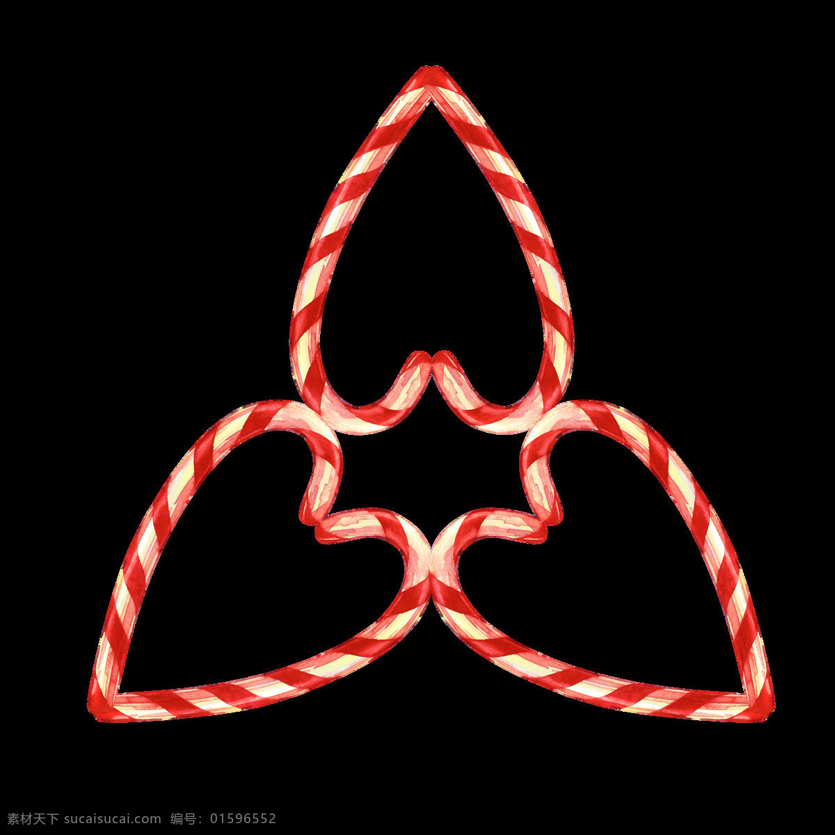 拐杖 糖果 拼接 三角 图案 透明 白色 红色 免扣素材 条纹 透明素材 心形 装饰图片