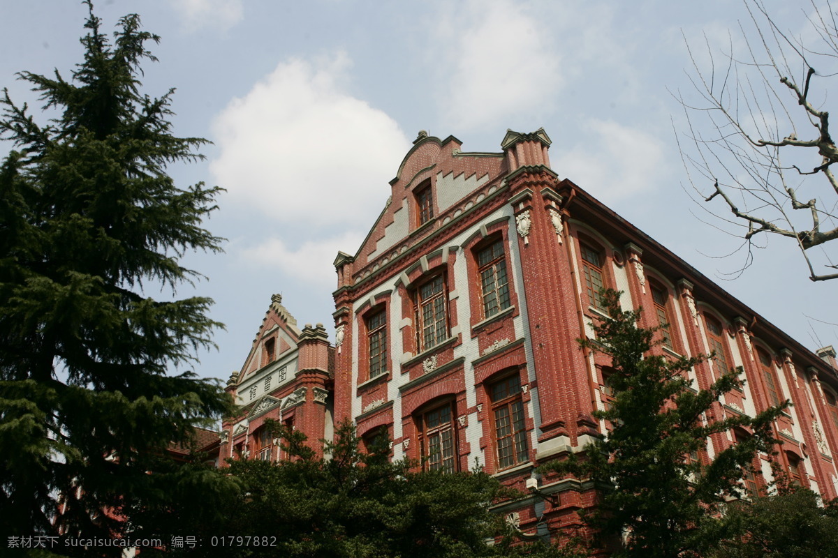 上海交通大学 图书馆 行政楼 交大闵行 建筑 建筑摄影 建筑园林