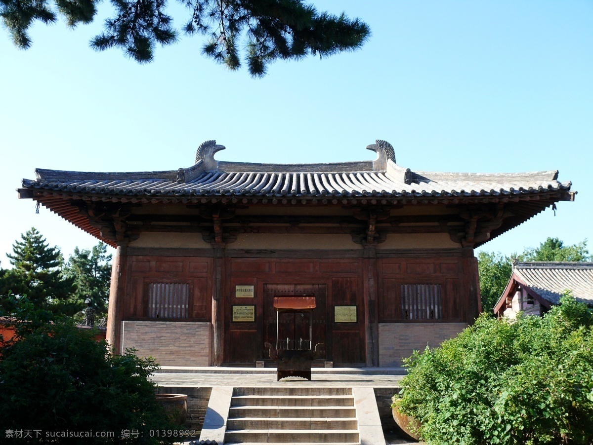 唐代建筑 南禅寺 大殿 古建筑摄影 古建 行摄 建筑园林 园林建筑 黑色