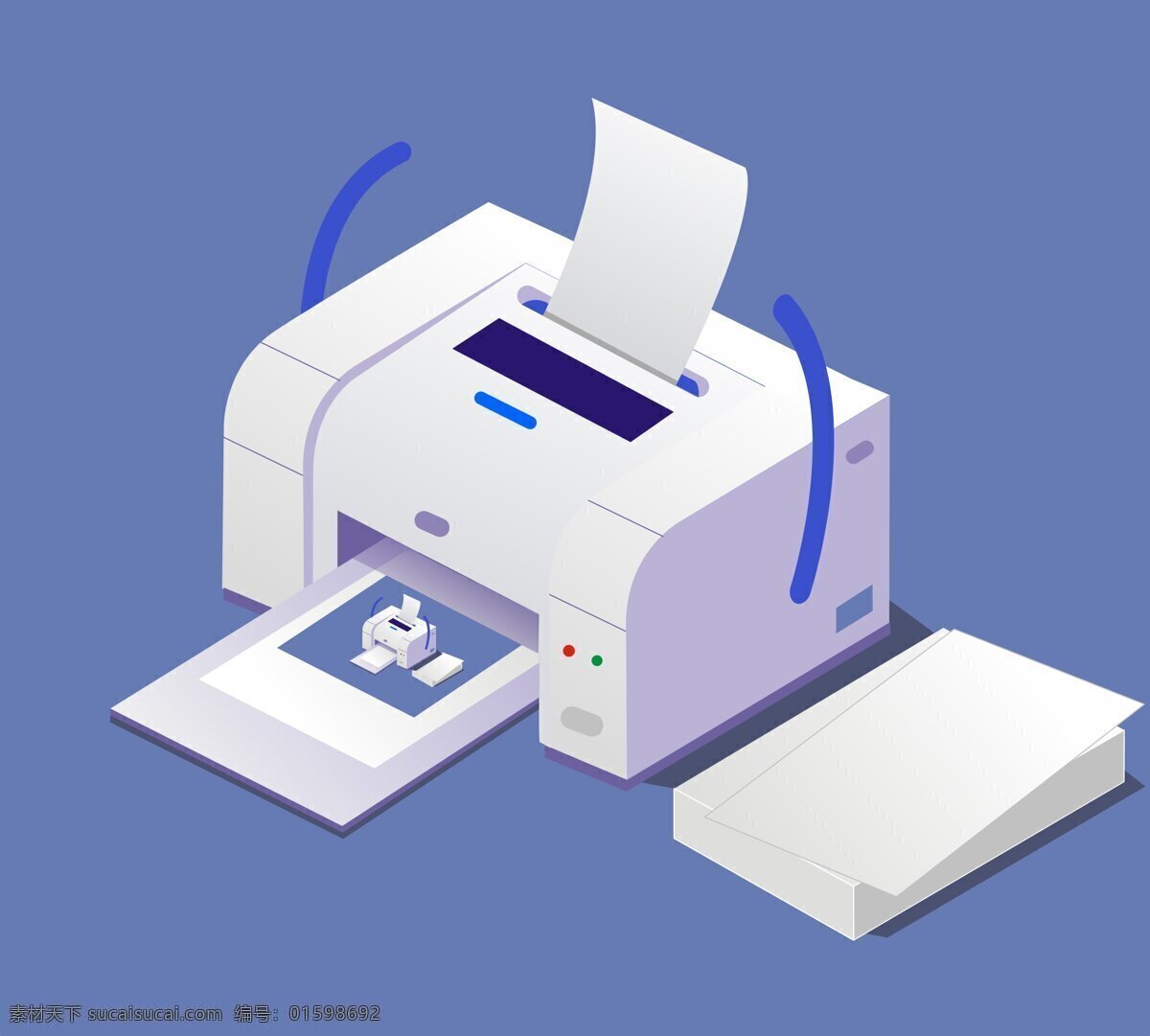 立体 打印机 矢量 矢量图 打印机矢量图 素材包