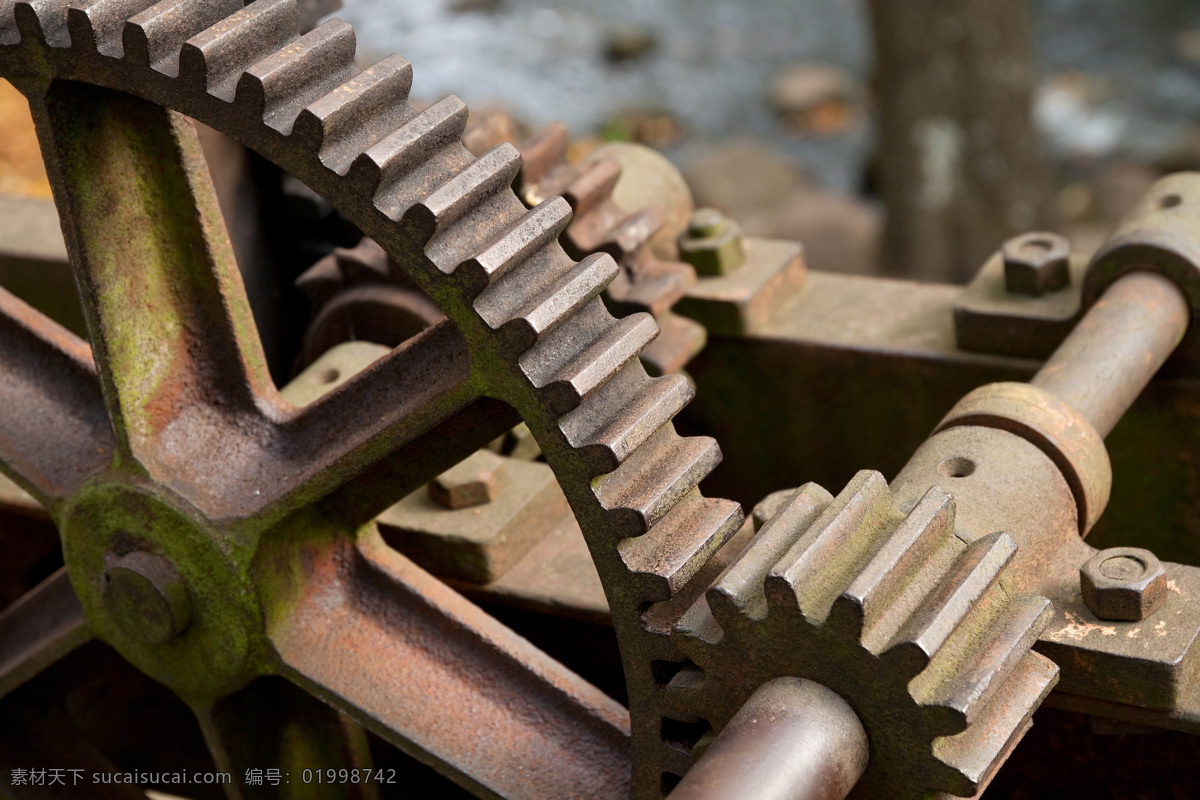 齿轮 特写 机械 机械齿轮 金属 工业 摄影图 高清图片 工业生产 现代科技