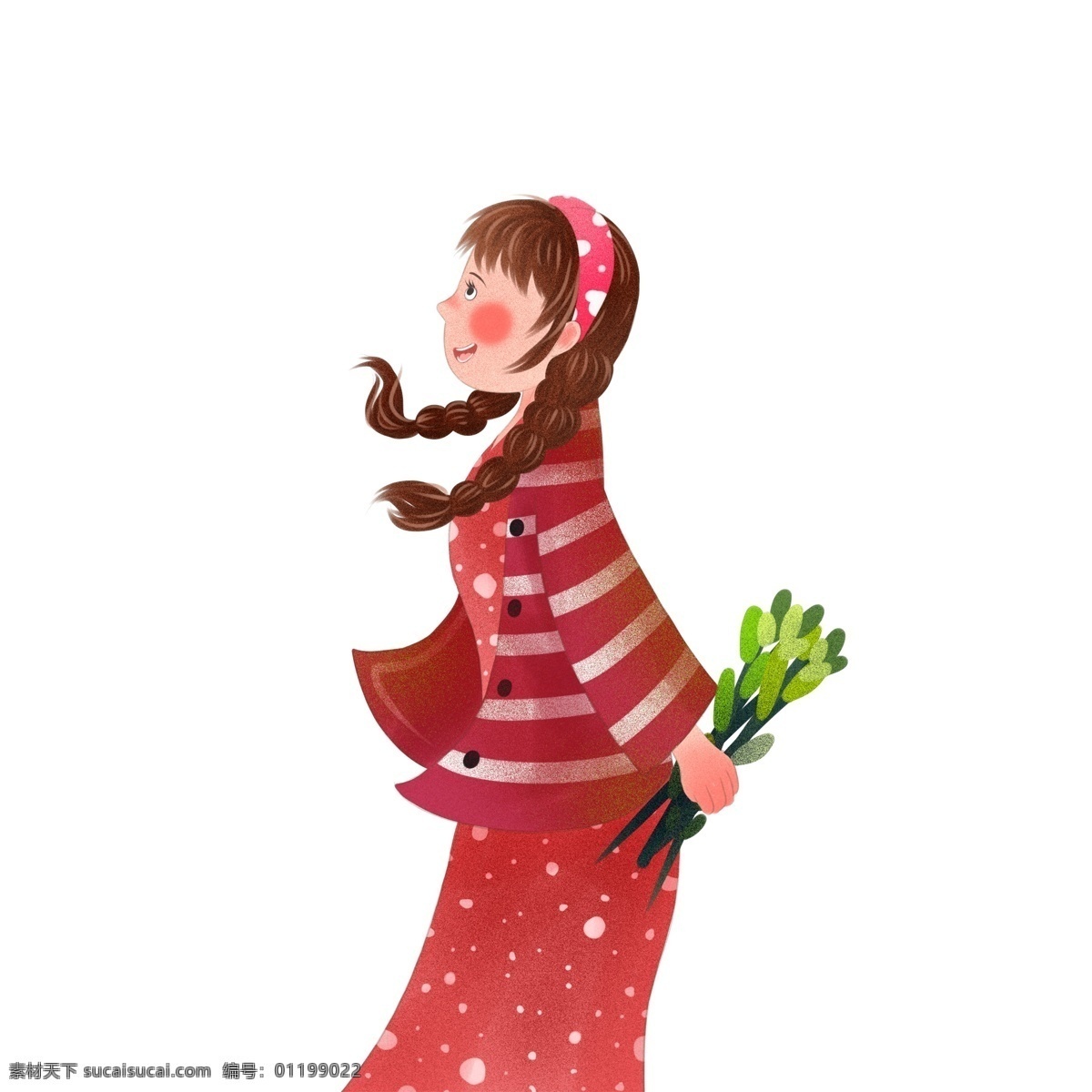 彩绘 卡通 女孩 图案 元素 人物 扁平化 卡通人物 人物图案 设计元素 创意元素 手绘元素 psd元素 免扣元素