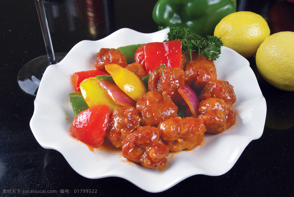 酸甜梅子骨 酸甜骨 排骨 传统美食 餐饮美食