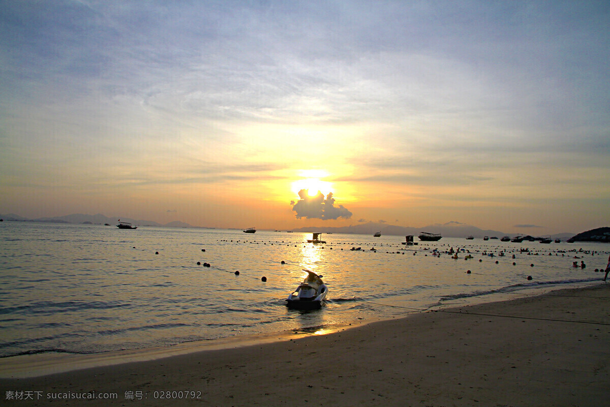 巽寮湾 海边 夕阳 海岸 大海 海滨
