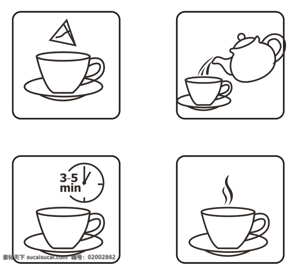 适量 冲泡 素材图片 标识 标志 泡茶素材 泡茶 冲茶 标志图标 公共标识标志