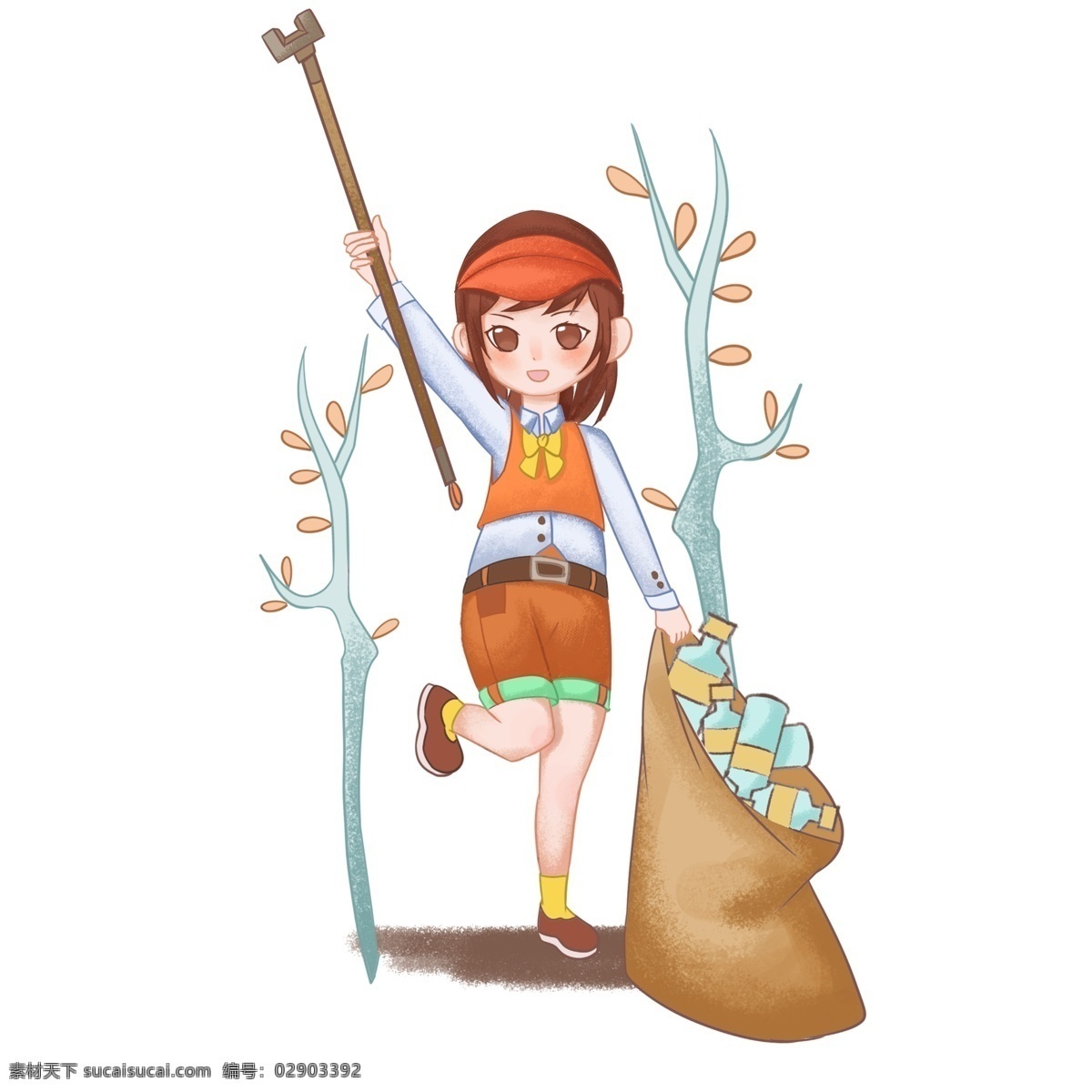 手绘 志愿者 卡通 人物 插画 女孩 小女生 场景 美食 志愿活动 贺卡 快乐 女生 板绘 小男孩 男生 可爱男生 手绘男生 家庭 助人为乐