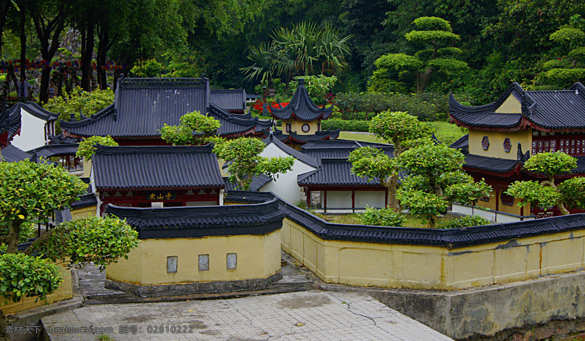 微缩景观 深圳 锦绣中华 景区 寒山寺 旅游 旅游摄影 人文景观