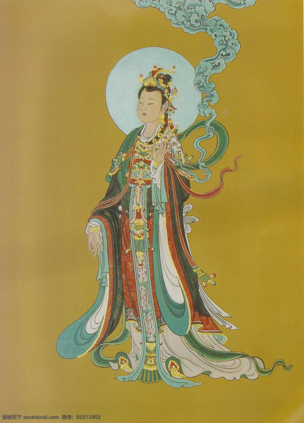 法海 寺 壁画 功德 天 法海寺壁画 重彩工笔画 古建筑壁画 古典人物画 道教神像 国画人物 人物画 高清人物画 绘画 古典绘画 道教人物 古典 重彩 扫描 稿 绘画书法 文化艺术