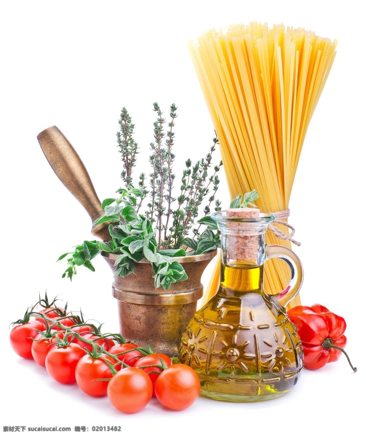 意大利 番茄 食用油 辣椒 西红柿 意大利面条 食材原料 餐饮美食