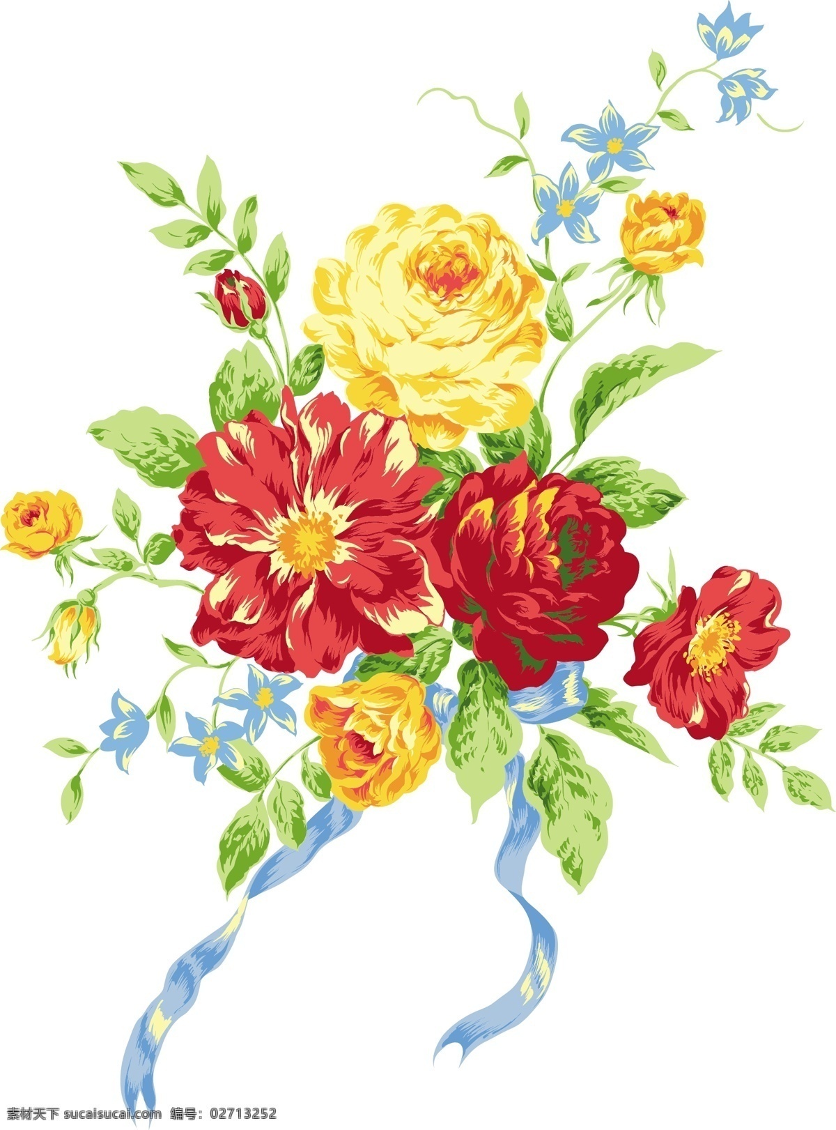 七 色 朵 花的颜色 其他载体 矢量图 其他矢量图