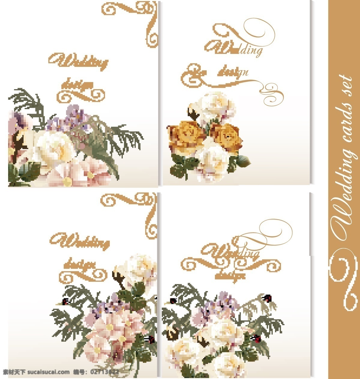 时尚 花纹 背景 矢量 模板下载 花朵 鲜花 玫瑰 底纹 婚庆 婚礼 卡通背景 广告背景 其它节 节日素材 矢量素材