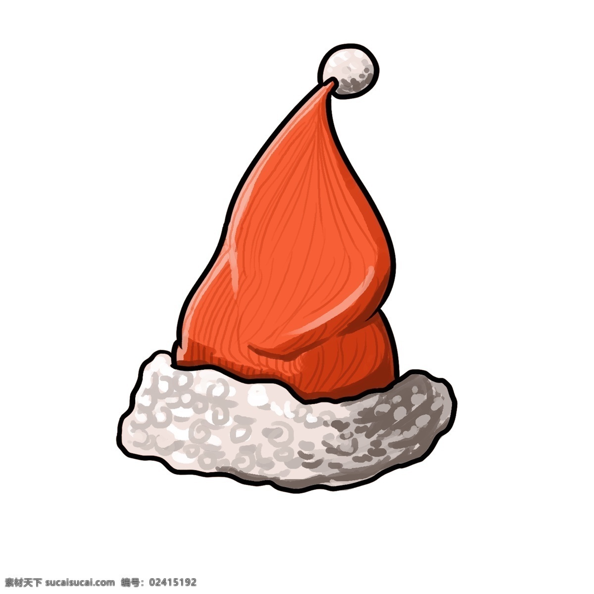 圣诞节 红色 帽子 插画 红色的圣诞帽 手绘圣诞帽 漂亮的圣诞帽 圣诞节圣诞帽 时尚圣诞帽 圣诞帽插画
