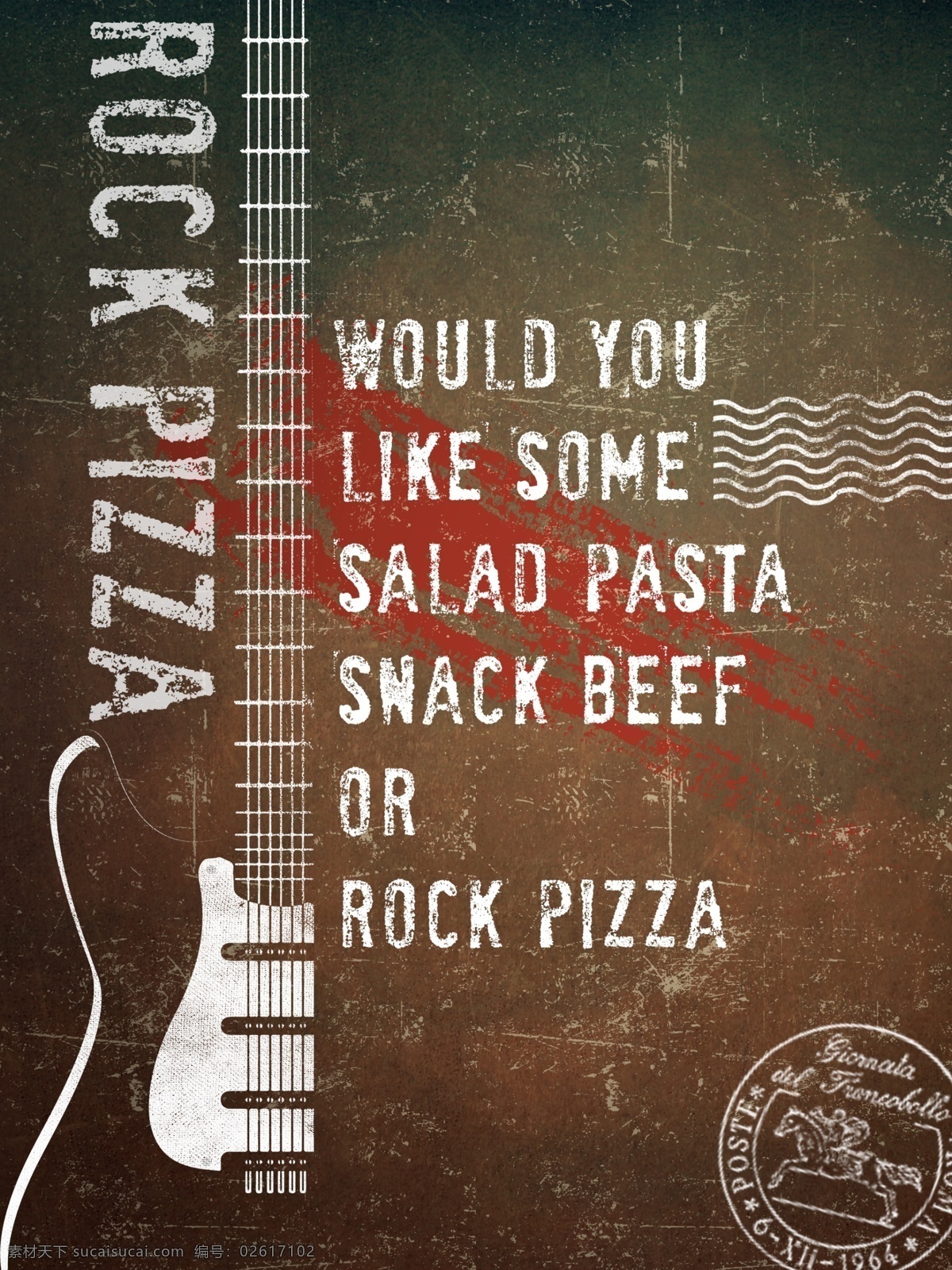 摇滚复古封面 rock pizza 复古 摇滚 封面 西式