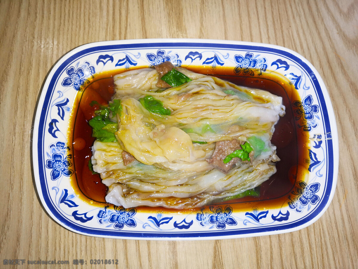 肠粉 粉 猪肝 生菜 早餐 晚餐 盘子 青花瓷 食物 餐饮美食 传统美食