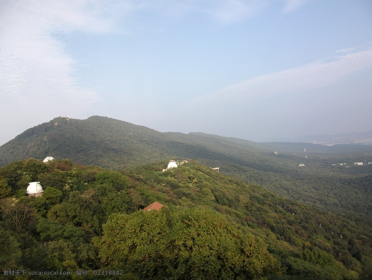 南京紫金山 紫金山 南京风景 绿树 江南风景 南京名胜 蓝天白云 山 南京风景照 旅游摄影 国内旅游