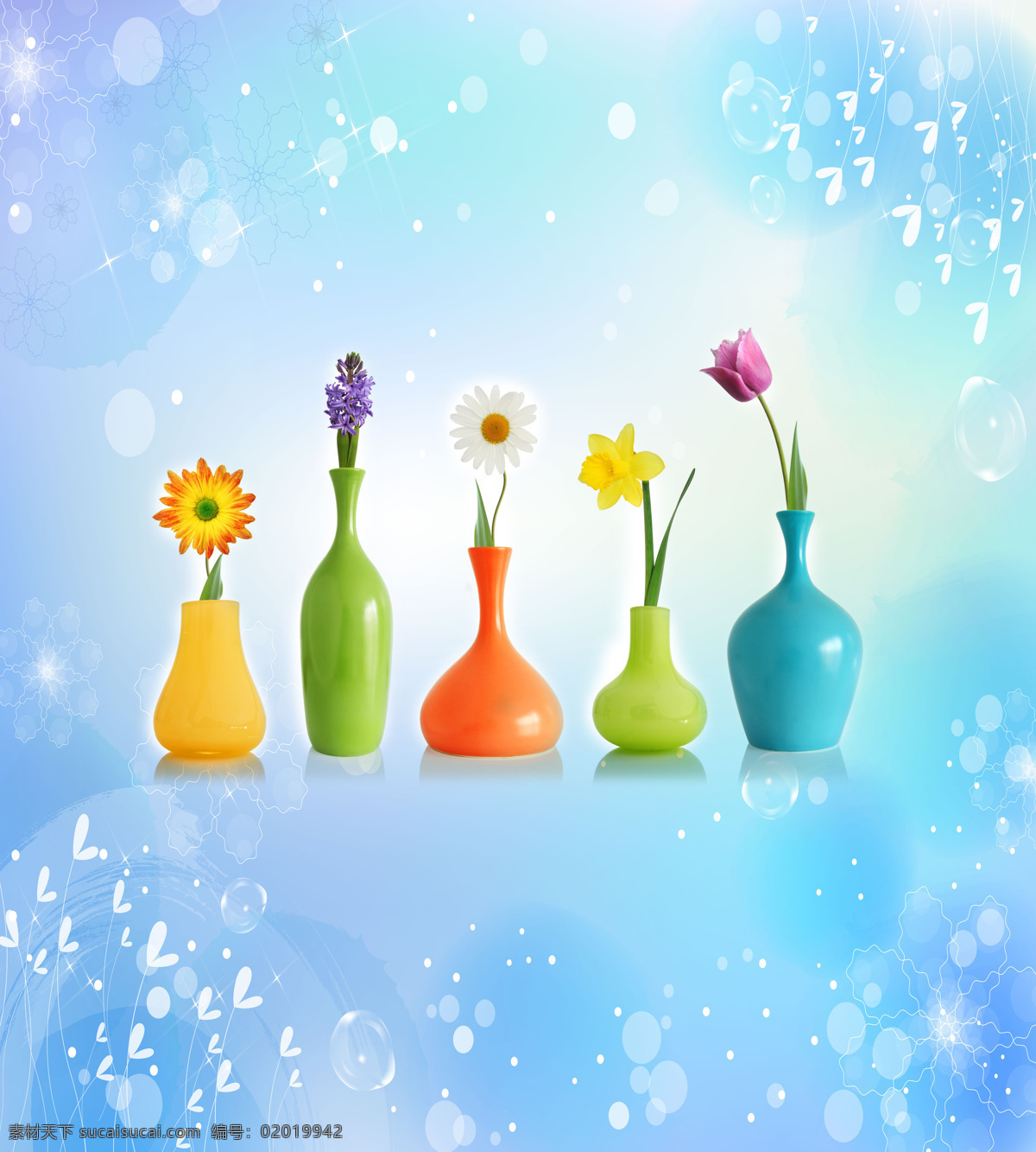 花瓶 花 室内 移门 创意 画 移门画 花朵 彩色 效果图