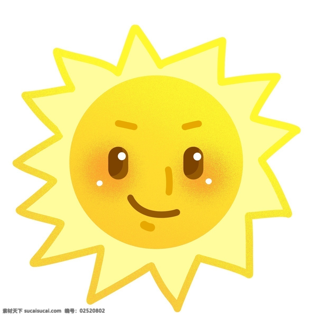 卡通太阳 太阳 卡通 表情 笑脸 矢量 夏天素材 夏天太阳 夏天背景