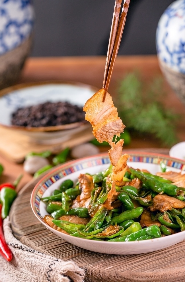 尖椒 五花肉 小炒肉 农家小炒肉 赣菜 江西菜 餐饮美食 传统美食