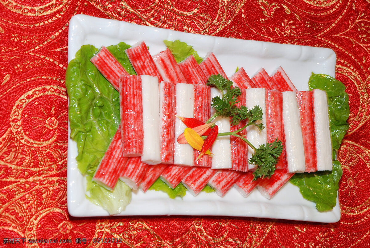蟹足棒 蟹棒 海鲜 火锅食材 涮锅 餐饮美食