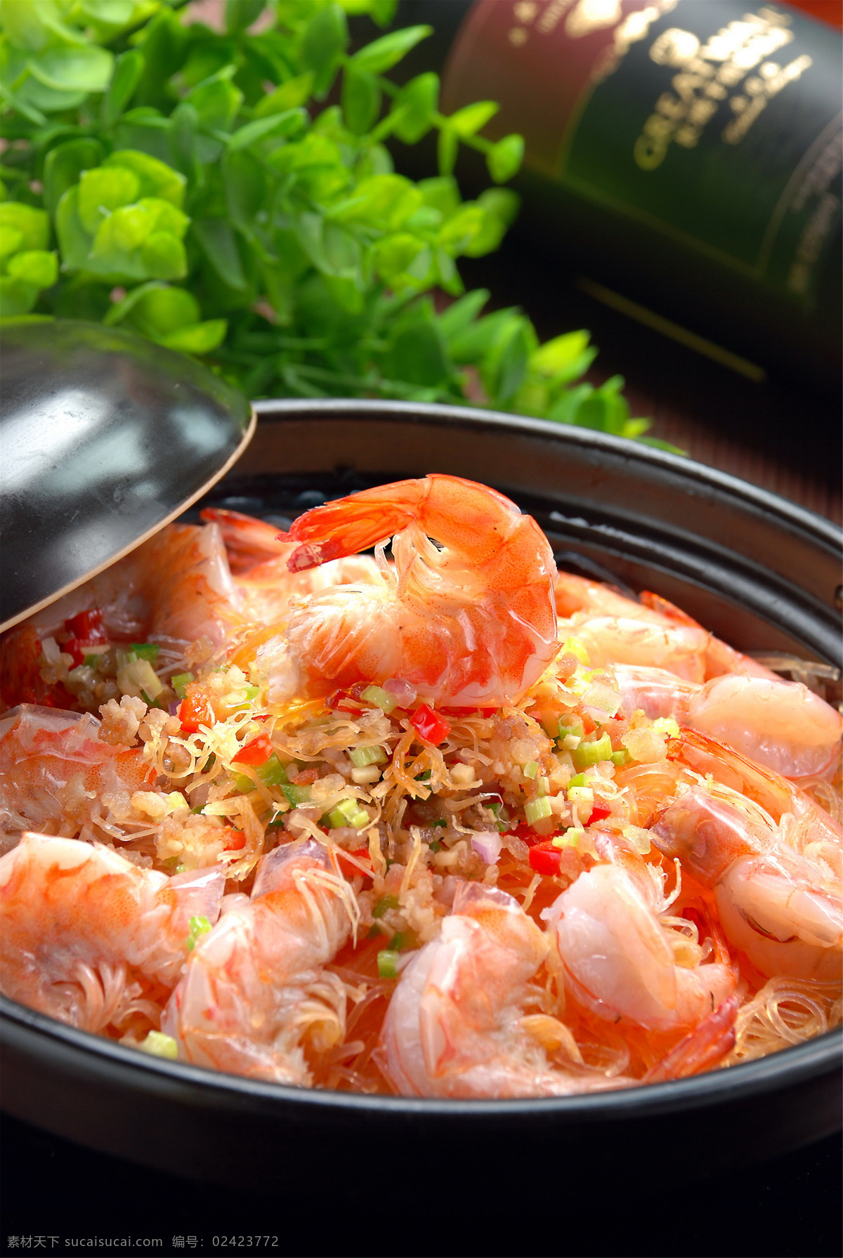 港式粉丝虾煲 美食 传统美食 餐饮美食 高清菜谱用图