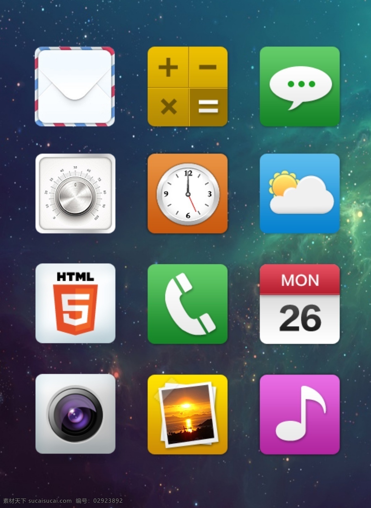 iphone 图标 ui 电话图标 短信图标 计算器图标 简洁图标 其他模板 日历图标 简洁 风格 手机 模板下载 简洁风格图标 手机ui 手机图标 信封图标 时间图标 天气图标 摄像头 照相图标 相册图标 音乐图标 音符 html5 网页模板 源文件 app app图标